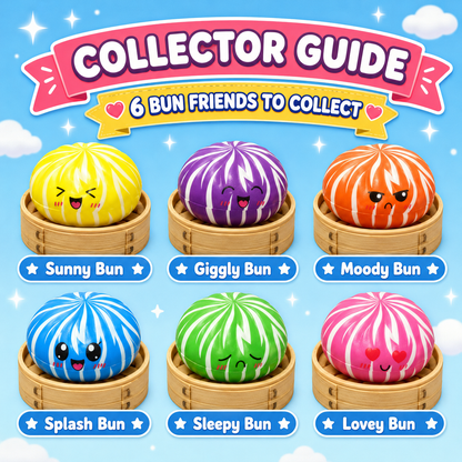 Rainbow Mood Dumpling Squishy — Mystery Blind Box