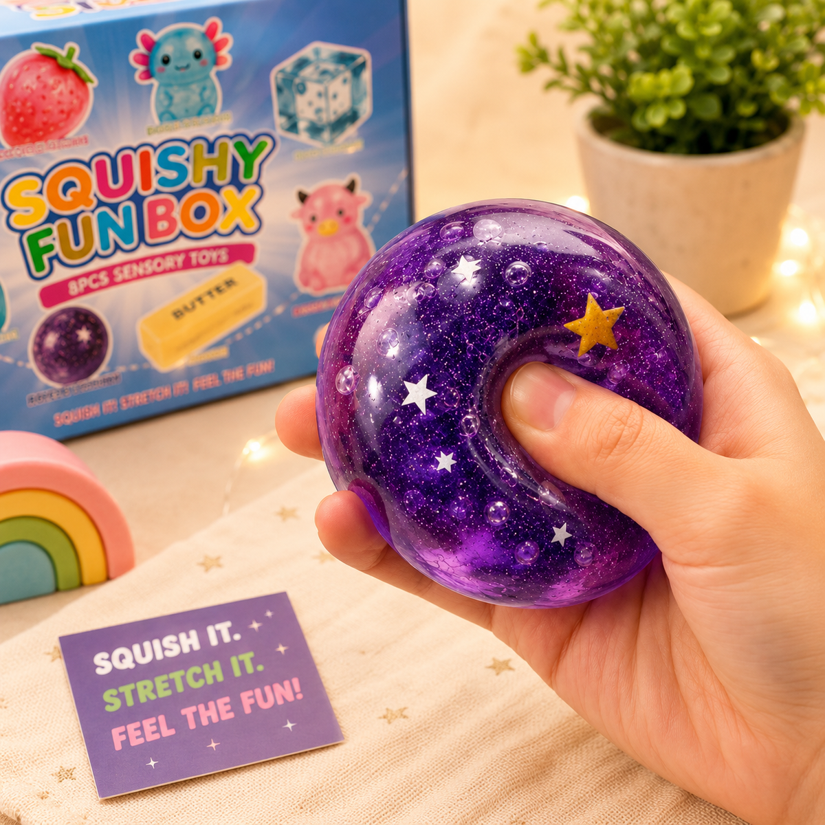 Squishy Fun Box – 8pc Sensory Set