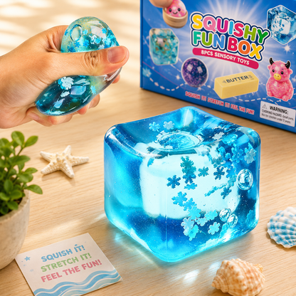 Squishy Fun Box – 8pc Sensory Set