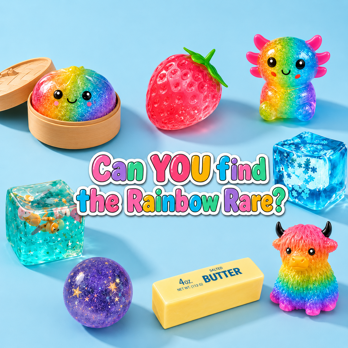 Squishy Fun Box – 8pc Sensory Set